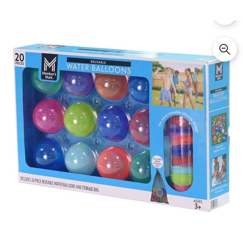 NIB MEMBERS MARK REUSABLE WATER BALLOONS